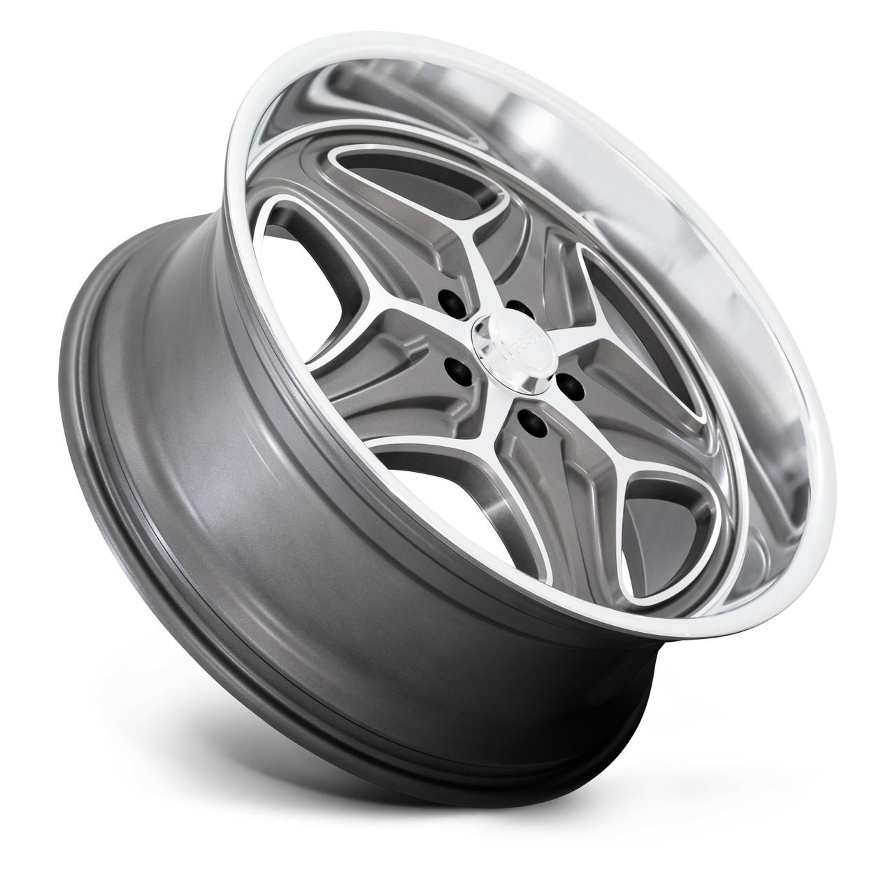 Set 4 22" Foose F172 Merlot 22x10.5 5x4.75 Anthracite Machined Wheels 6mm Rims