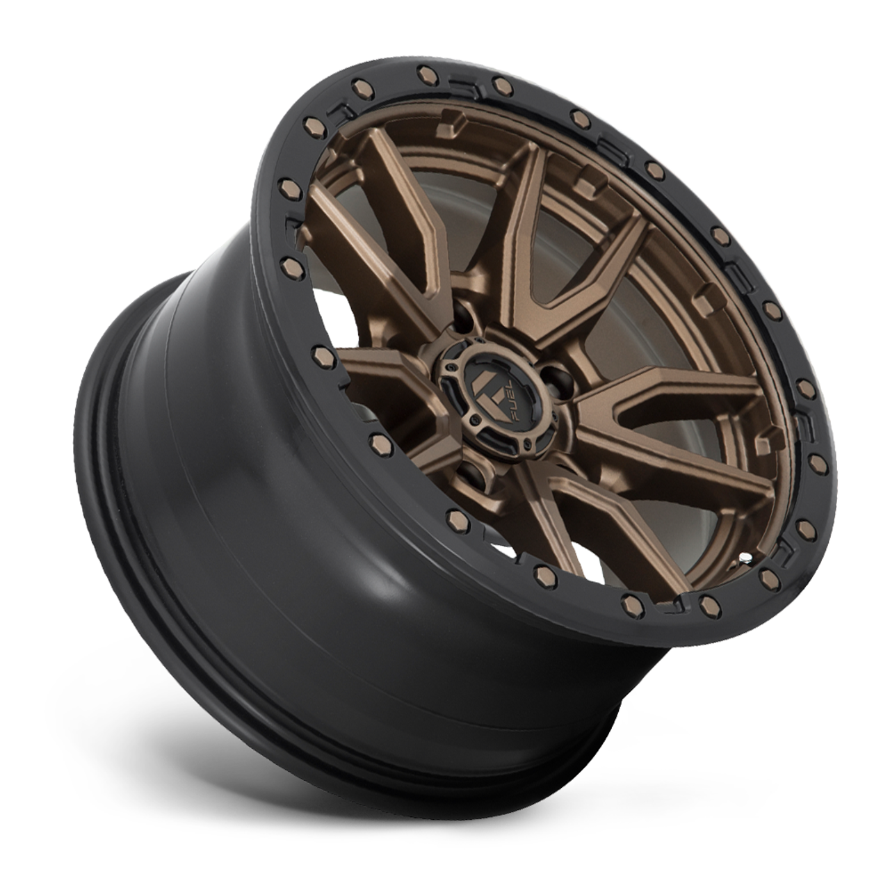 Fuel 1PC D681 Rebel 20x10 5x5.0 Matte Bronze Black Bead Ring Wheel 20" -18mm Rim