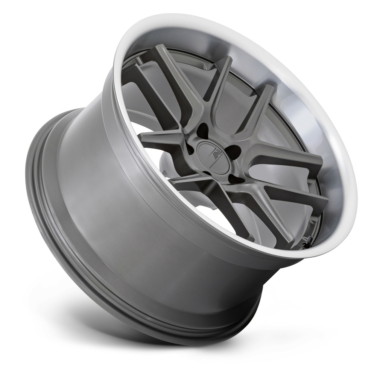 American Racing AR942 20x11 5x115 Matte Gunmetal Machined Lip Wheel 20" 22mm