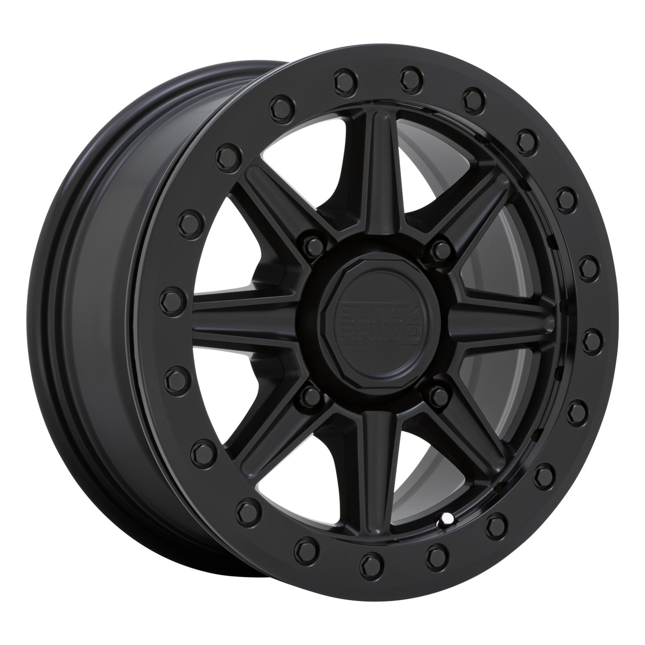 Set 4 Black Rhino Powersports Webb Utv Beadlock 15x7 4x137 Black Wheels 15" 51mm