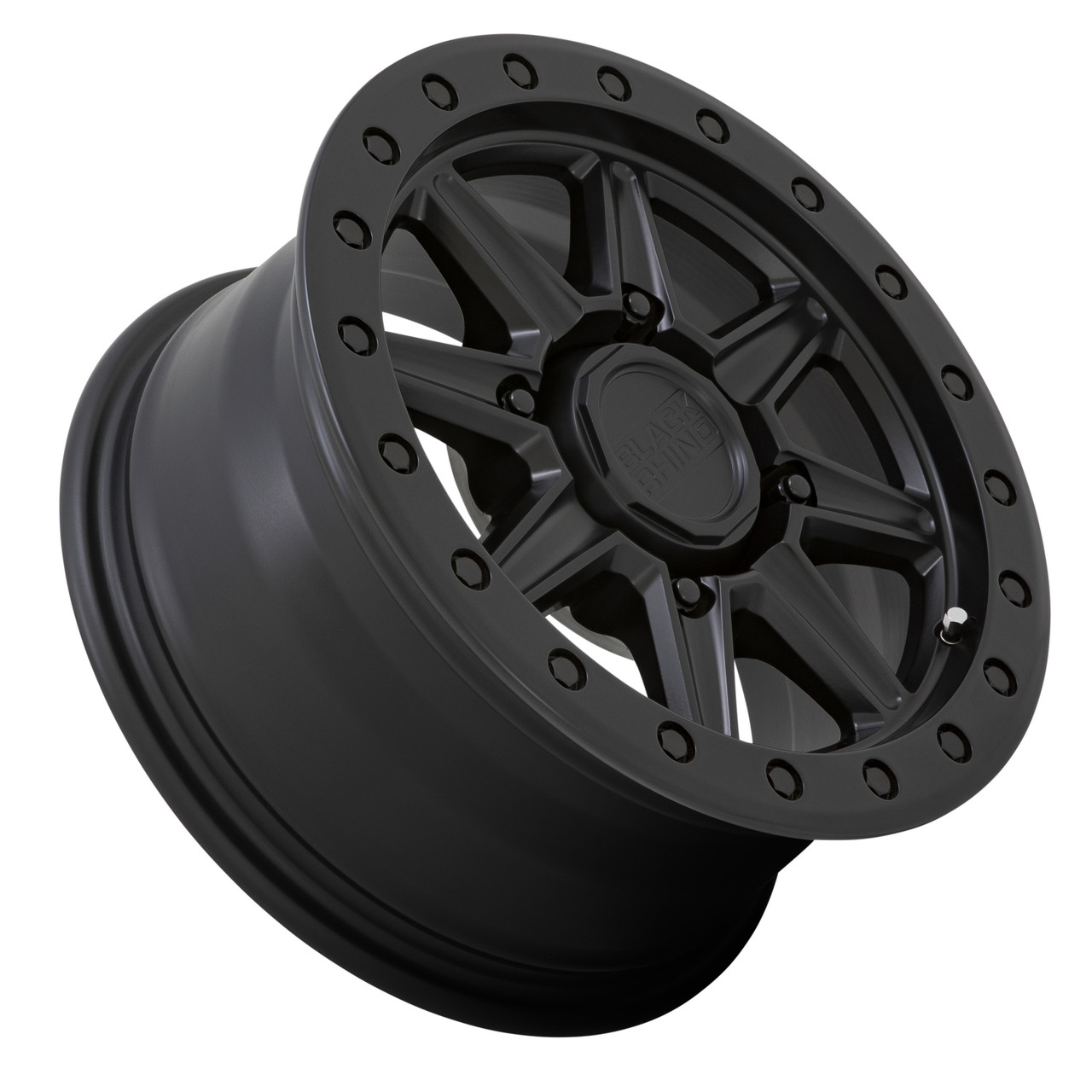 Black Rhino Powersports Webb Utv 15x7 4x137 Matte Black Wheel 15" 51mm Rim
