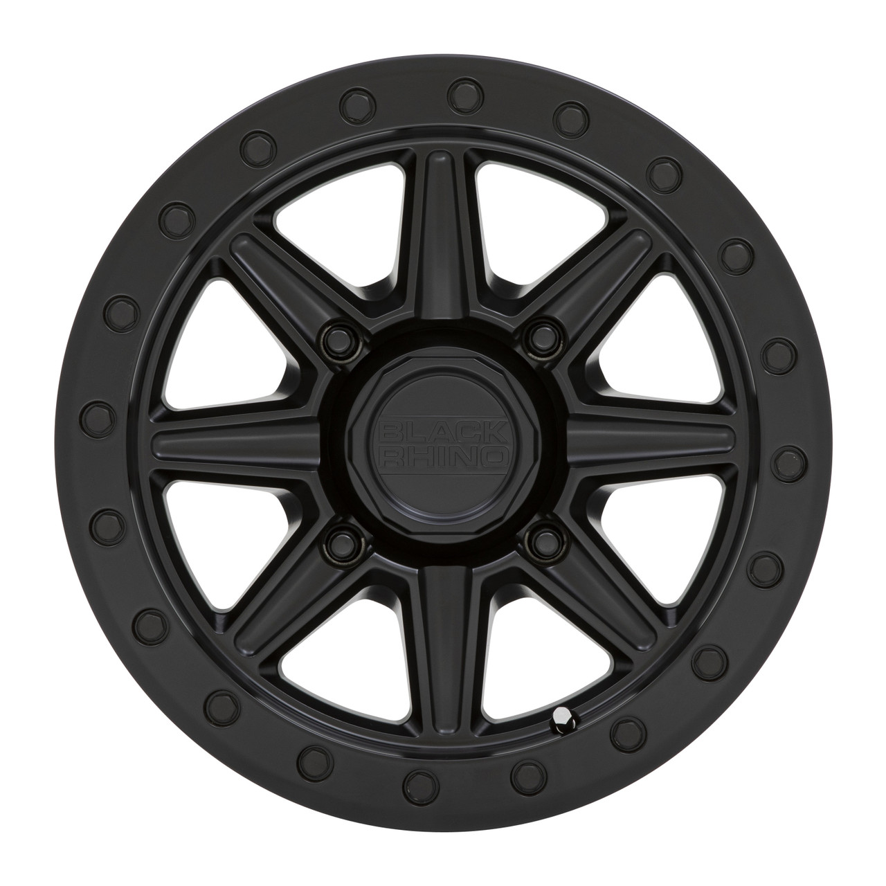 Black Rhino Powersports Webb Utv 15x7 4x137 Matte Black Wheel 15" 51mm Rim