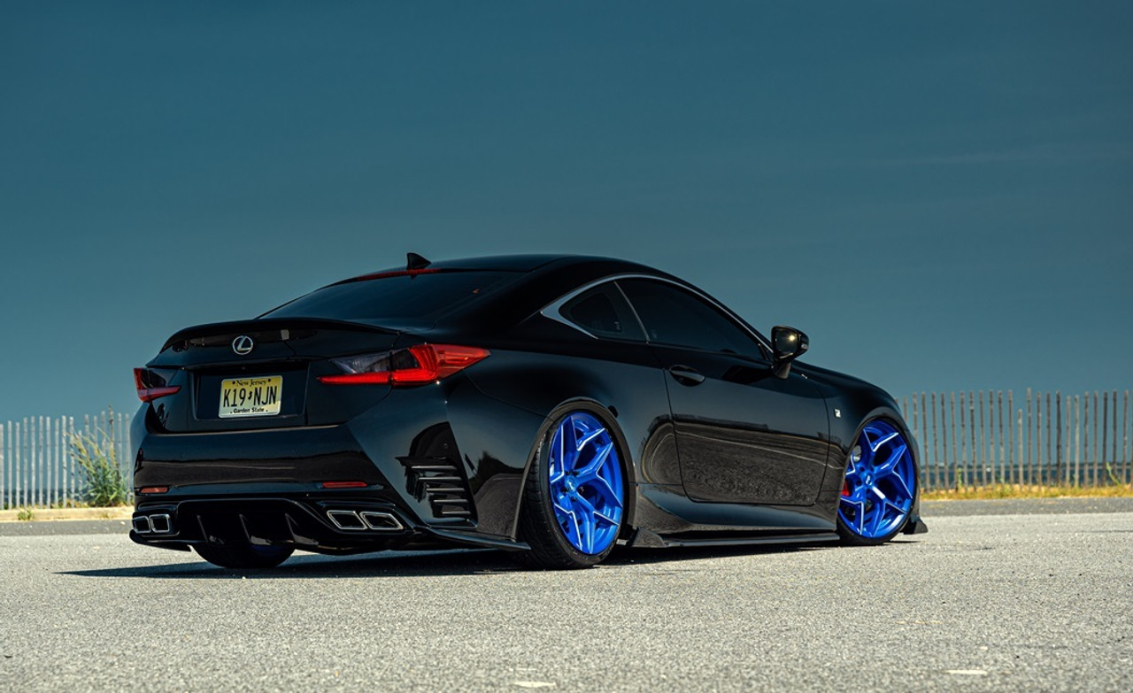 Set 4 Niche M268 Torsion 20x10.5 5x4.5 Anodized Blue Milled Wheels 20" 40mm