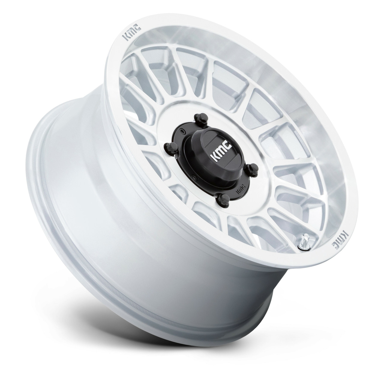 KMC Powersports KS138 Impact Utv 15x7 4x156 Silver Machined Face Wheel 15" 10mm