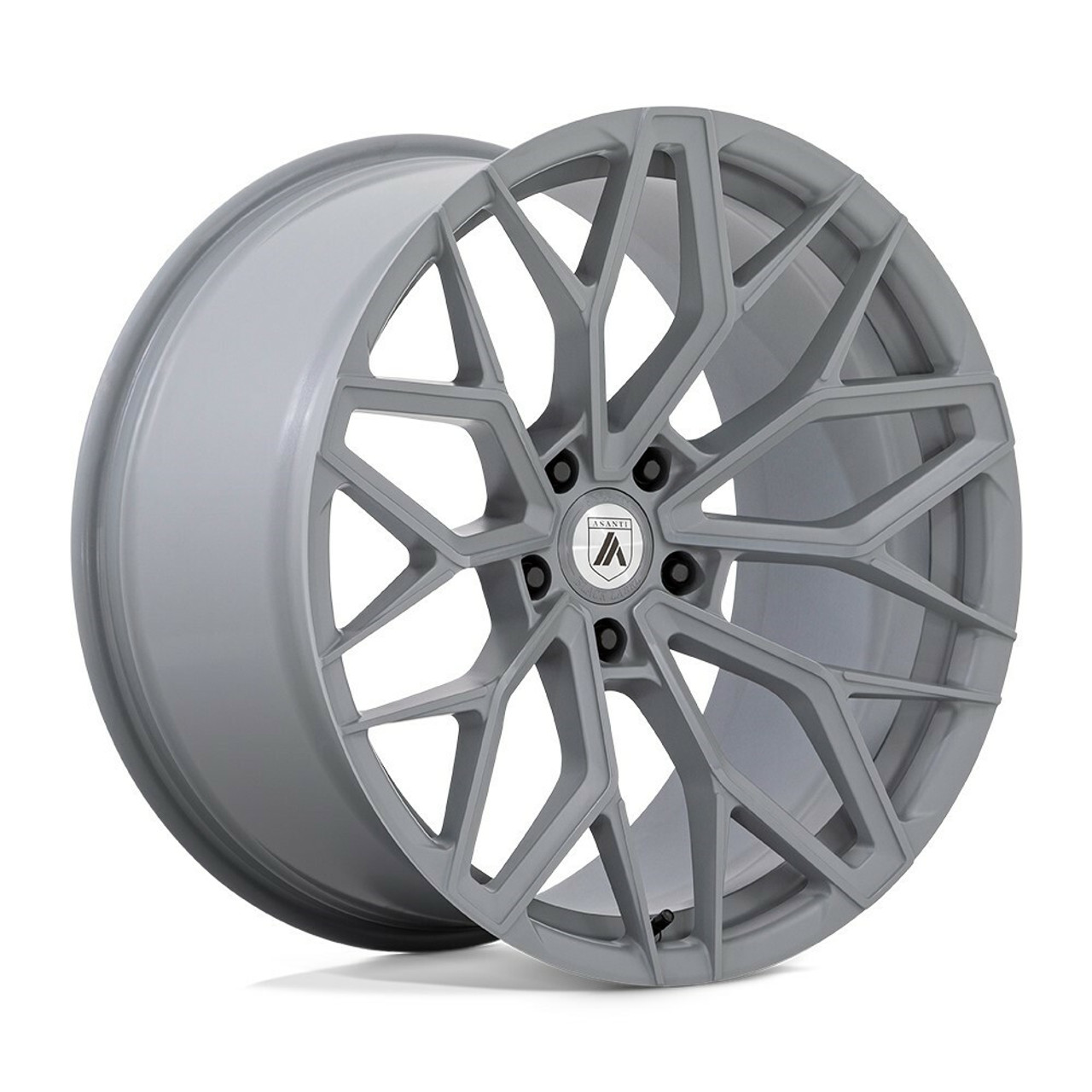 Set 4 Asanti Black ABL39 Mogul 20x11 5x115 2-Tone Battleship Gray Rims 20" 22mm