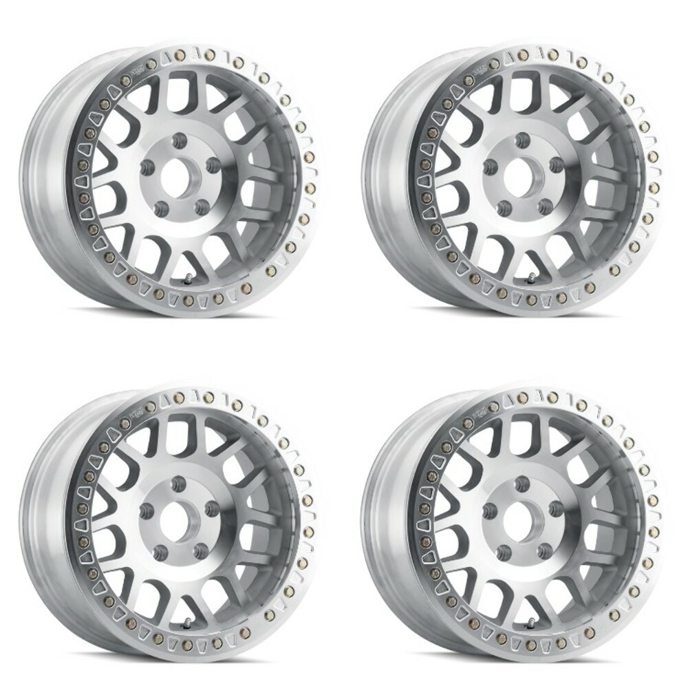 Set of 4 Dirty Life Mesa Race 17x9 8x6.5 -12mm Machined Beadlock Offroad Wheels