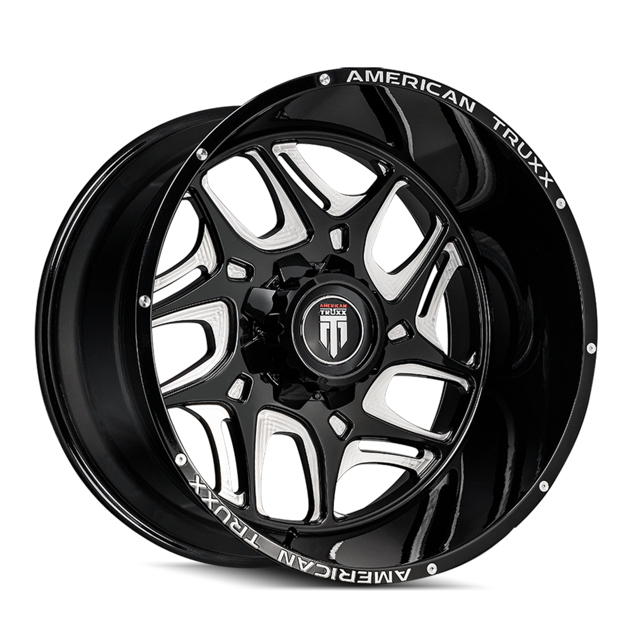 22" American Truxx Sweep 22x12 Black Milled 5x5.5 5x150 Wheel -44mm Lifted Rim 22" American Truxx Sweep 22x12 Black Milled 5x5.5 5x150 Wheel -44mm Lifted Rim