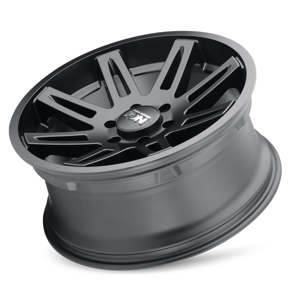 Set 4 20" Ion 142 20x9 Matte Black 5x5.5 Wheels 0mm Rims