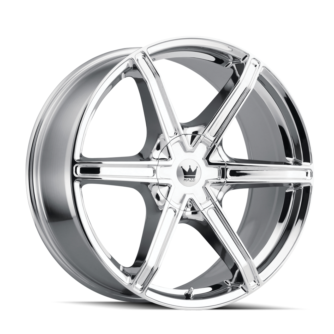 Set 4 22" Mazzi Stilts 22x9.5 Chrome 5x115 5x5.5 Wheels 18mm For Dodge Ram Rims