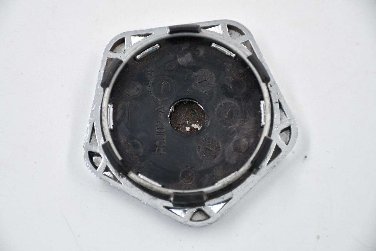 Adavnti Racing Chrome & Machined w/ Black Logo Wheel Center Cap Hub Cap PCJ02-A(MACH) 2.75" Snap In