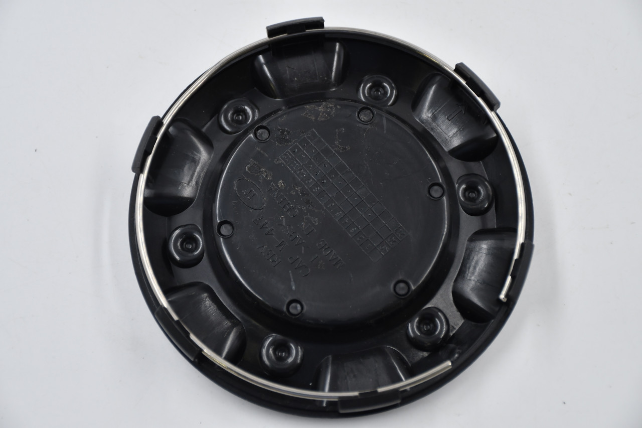 Fuel Off Road Matte Black w/ Chrome Logo & Textured Chrome Lettering Wheel Center Cap Hub Cap M-477(MB) 4.25" Snap On