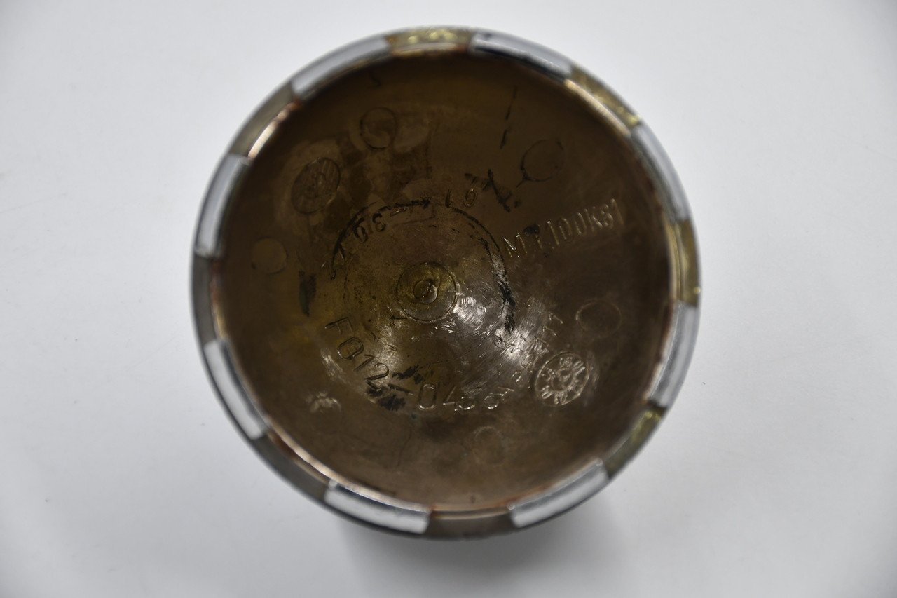 DK Wheels Chrome Wheel Center Cap Hub Cap F012-04 3.25" Bullet/Domed Shaped Snap In