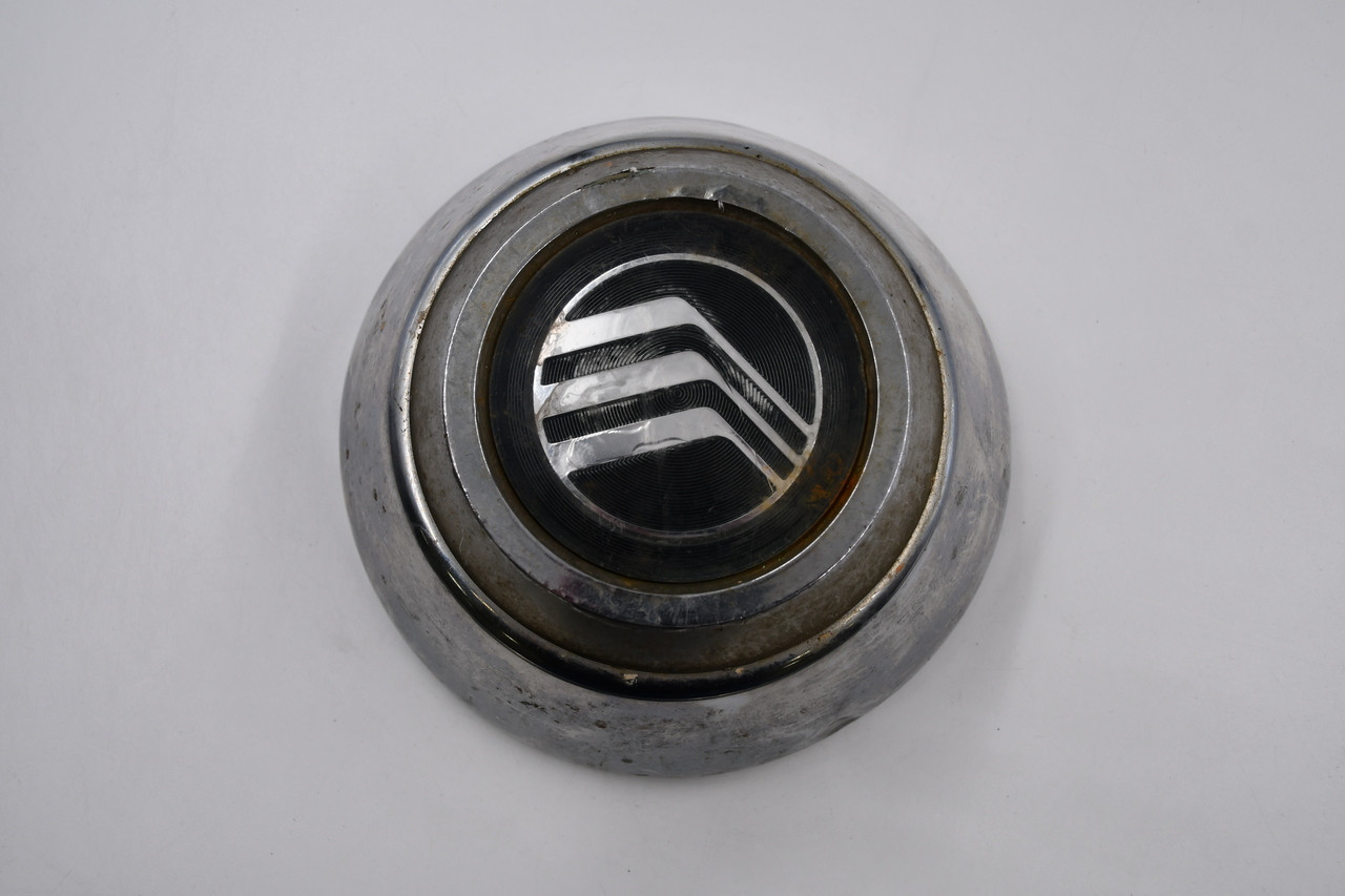 Ford Mercury Aluminum Metal w/ Chrome & Black Inset Wheel Center Cap Hub Cap MERCURY/7 7" Mercury Grand Marquis Sable Lincoln "Dog Dish"