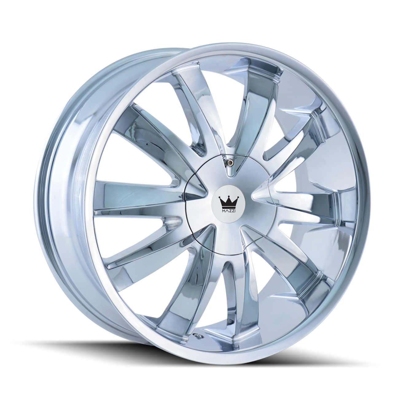 22" Mazzi Edge 22x8.5 Chrome 5x112 5x120 Wheel 35mm Car Suv Rim