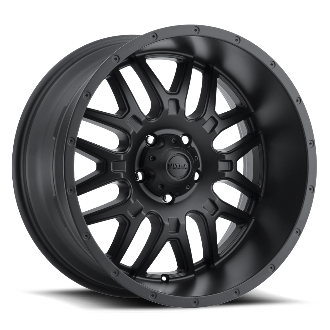 20" Ultra 203SB Hunter 20x10 5x5.5 Satin Black Satin Clear-Coat Wheel -25mm Rim