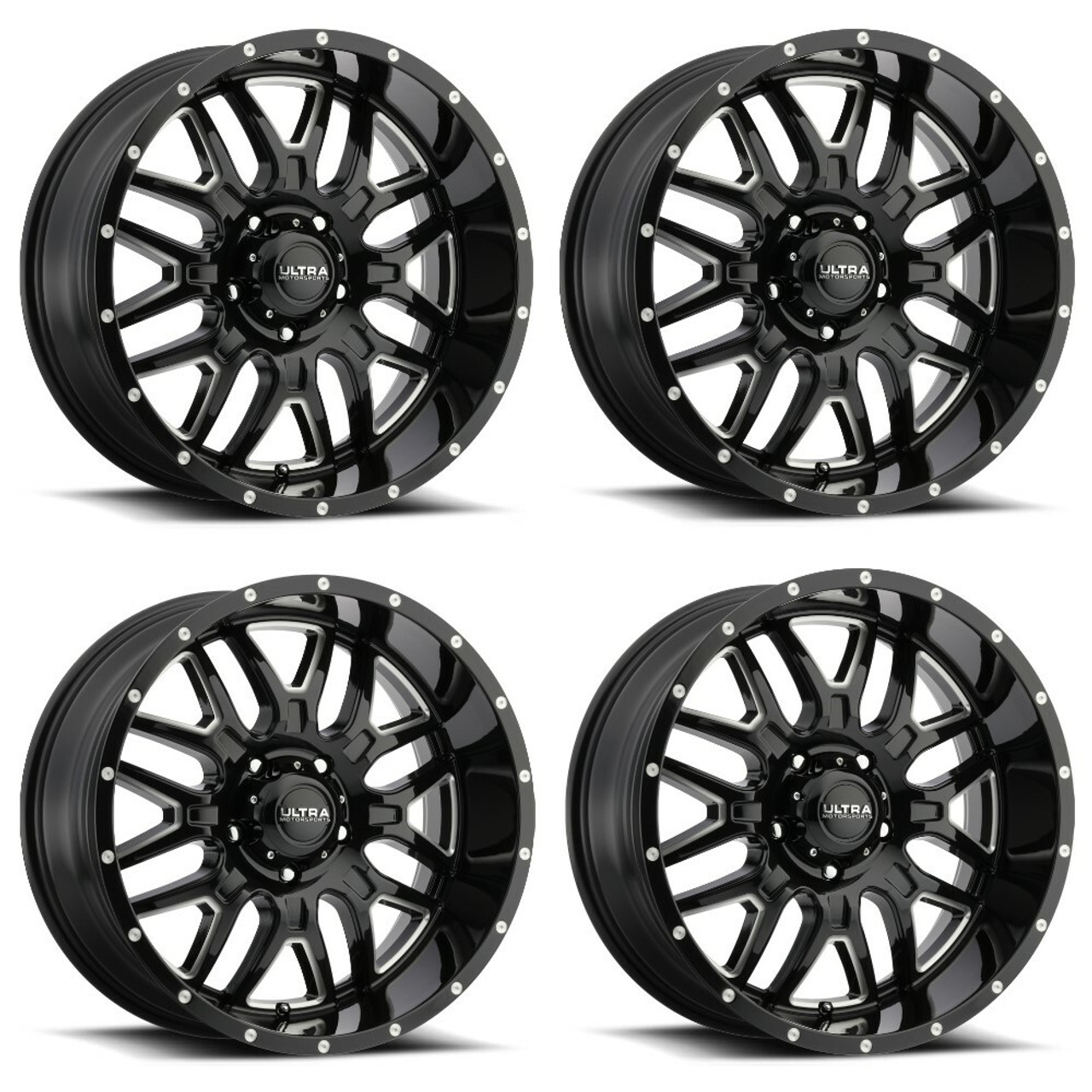 Set 4 17" Ultra 203BM Hunter  17x9 Wheels 5x5.00 +10mm