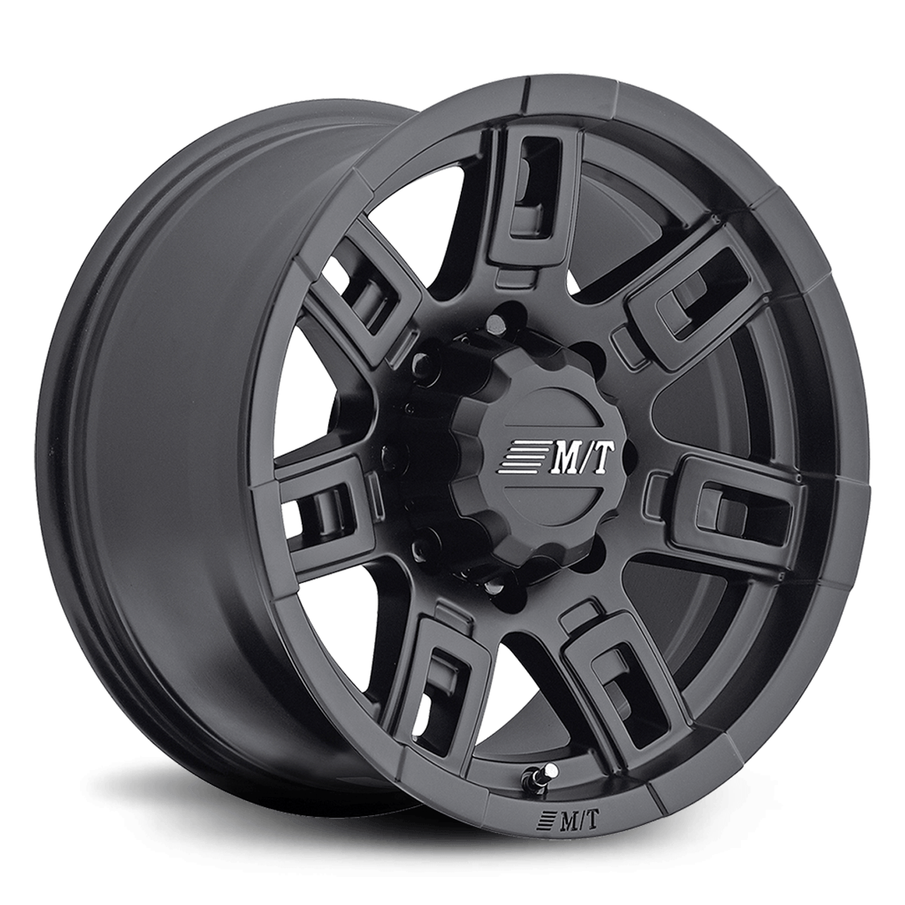 22" Mickey Thompson Sidebiter II 22x12 8x170 Satin Black Wheel -44mm For Ford