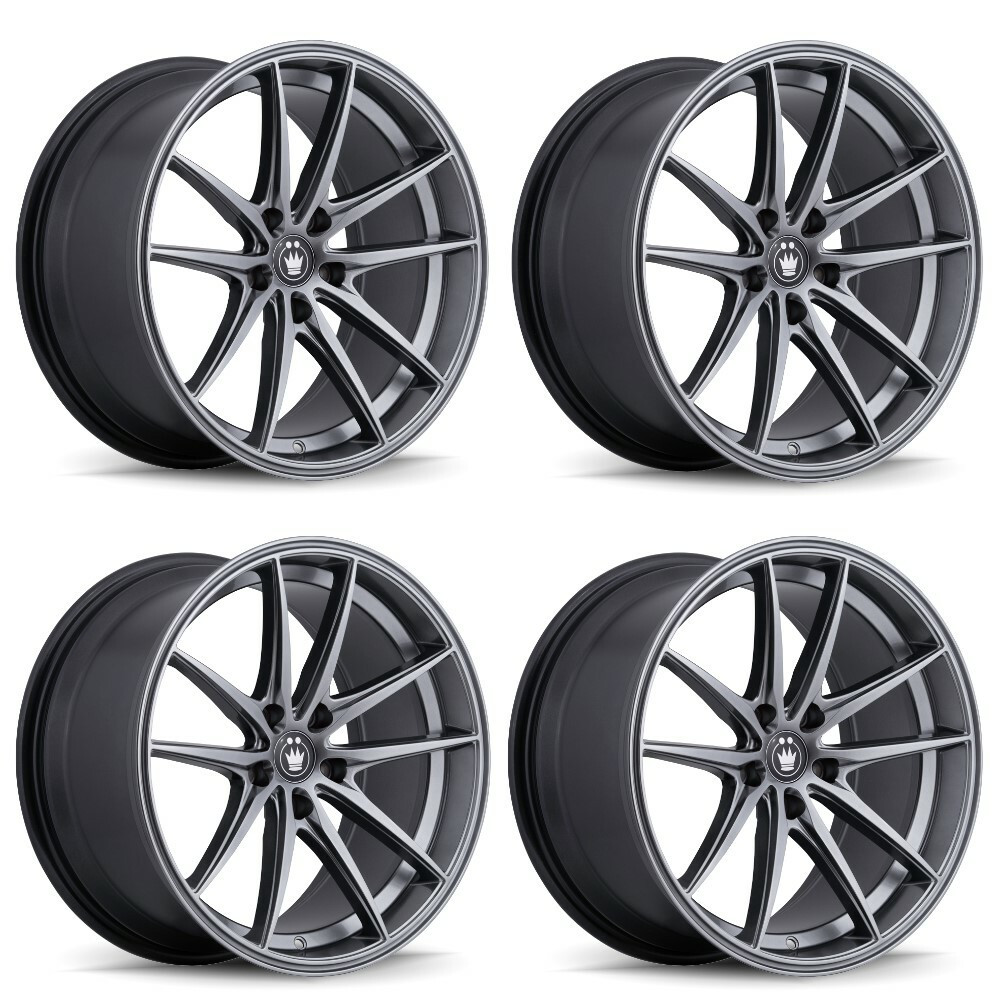 Set 4 18" Konig 37O Oversteer Opal 18x8 Wheels 5x120 35mm Street Rims