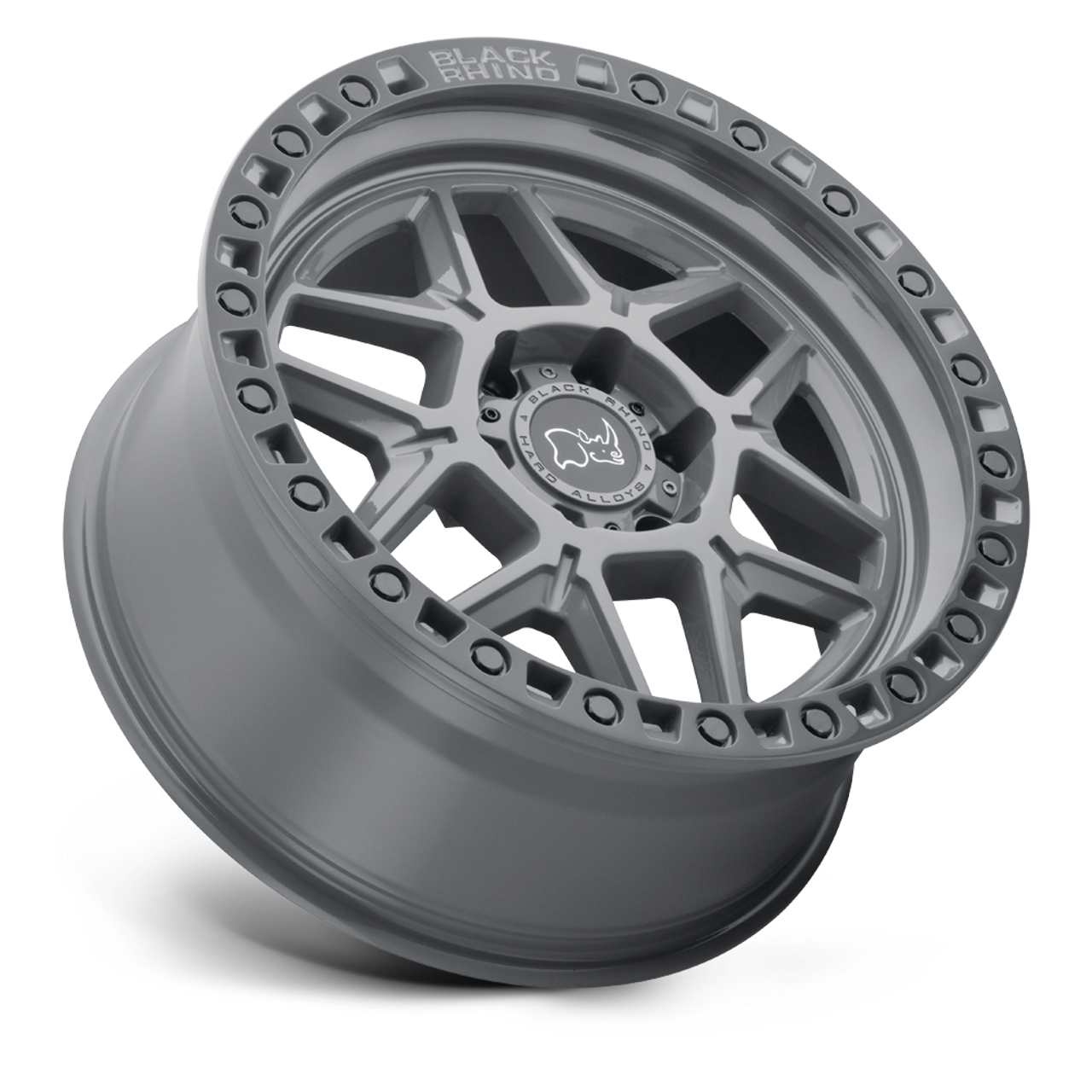 Black Rhino Kelso 18x9 5x5.5 Battleship Gray W/ Black Ring Wheel 18" 0mm Rim