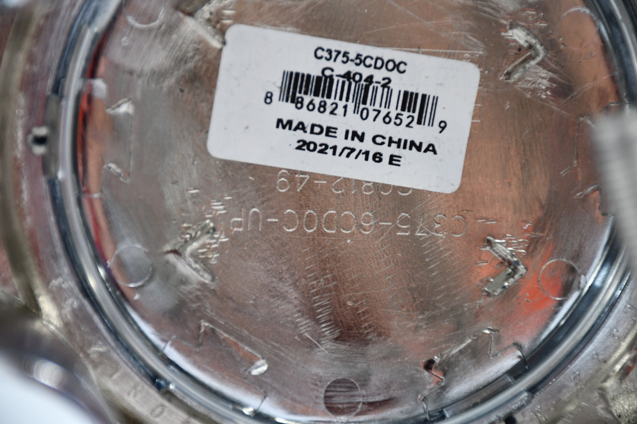 Vision Warrior C375-5CDOC 375 Chrome Wheel Center Cap 5x5.5 5x135 5x150 5 Lug