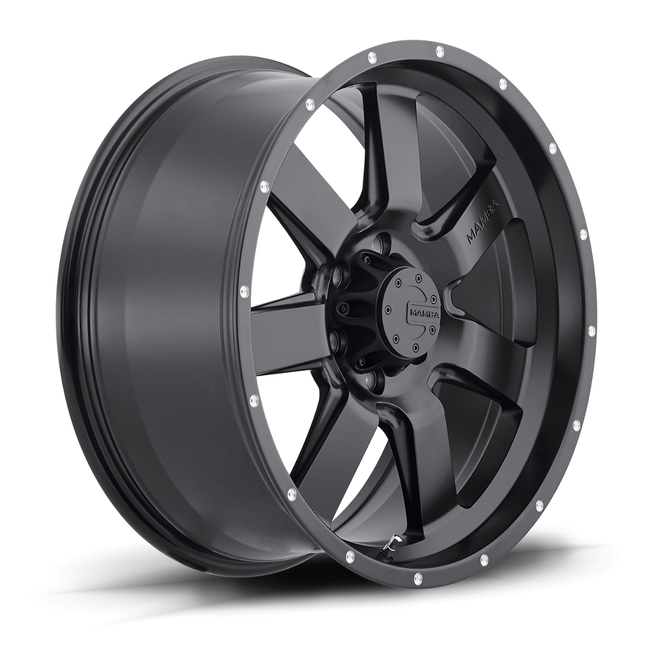 Set 4 18" Mamba 586B M14  18x9 Wheels 6x5.50 -12mm