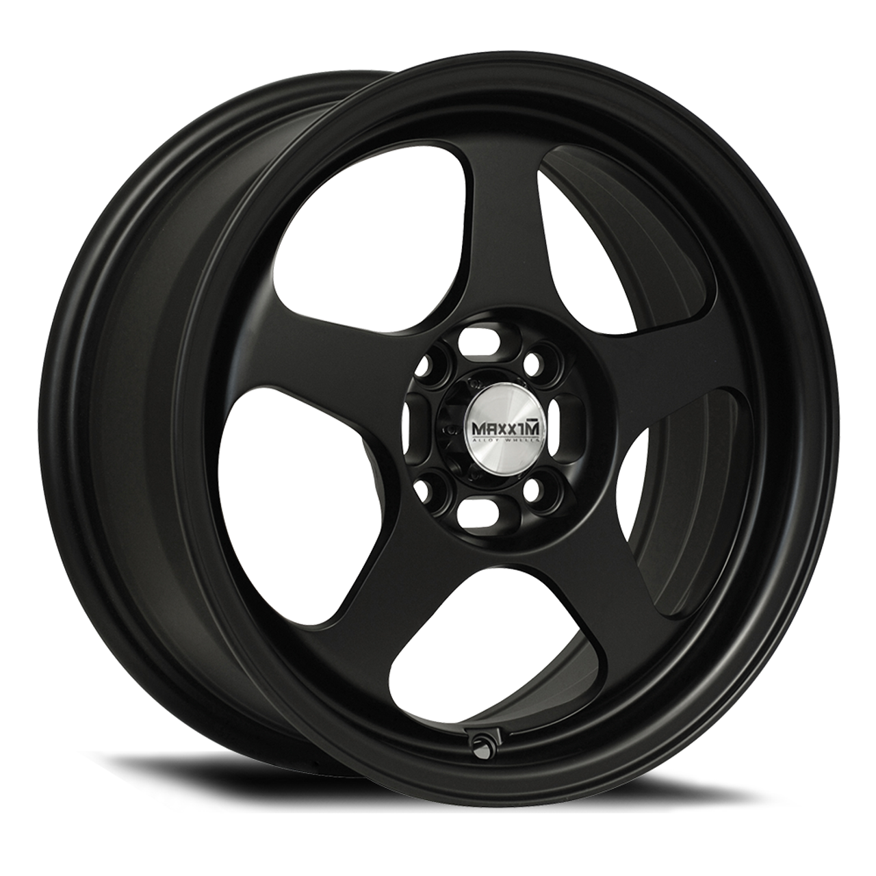 15" Maxxim 43B Air 15x6.5 4x100 Matte Black Wheel 38mm Rim
