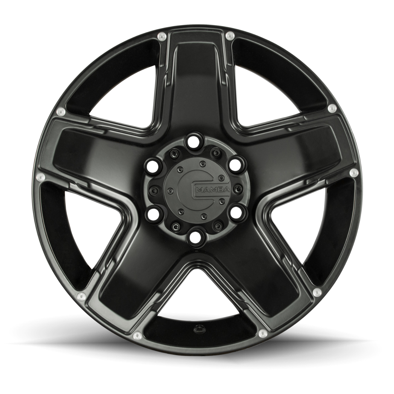 20" Mamba 585B M13 20x9 Matte Black 6x5.5 Wheel 12mm For Chevy GMC Cadillac Rim