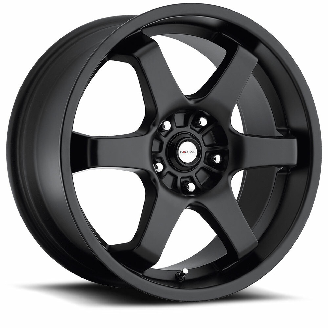 17" Focal 421B X 17x7.5 5x100 5x4.5 Satin Black Satin Clear Coat Wheel 48mm Rim