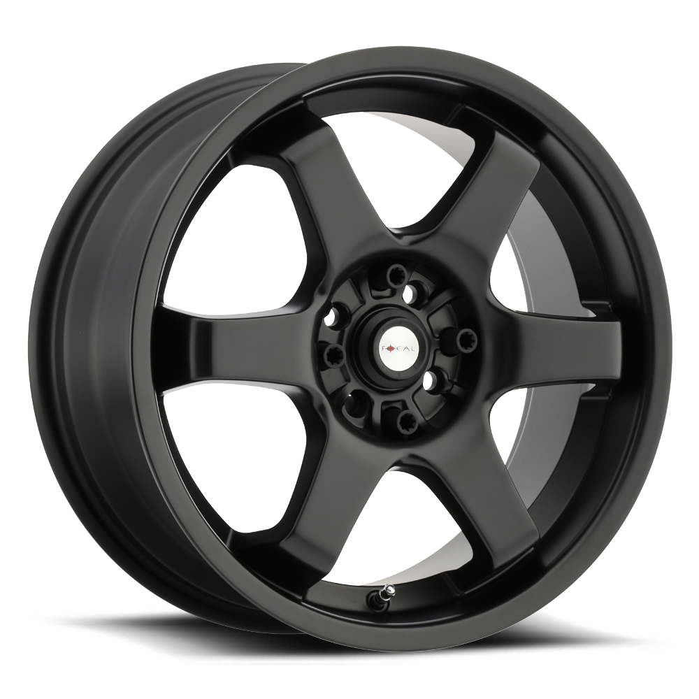 Set 4 16" Focal 421B X Satin Black 16x7 Wheels 4x100 4x4.5 42mm Rims