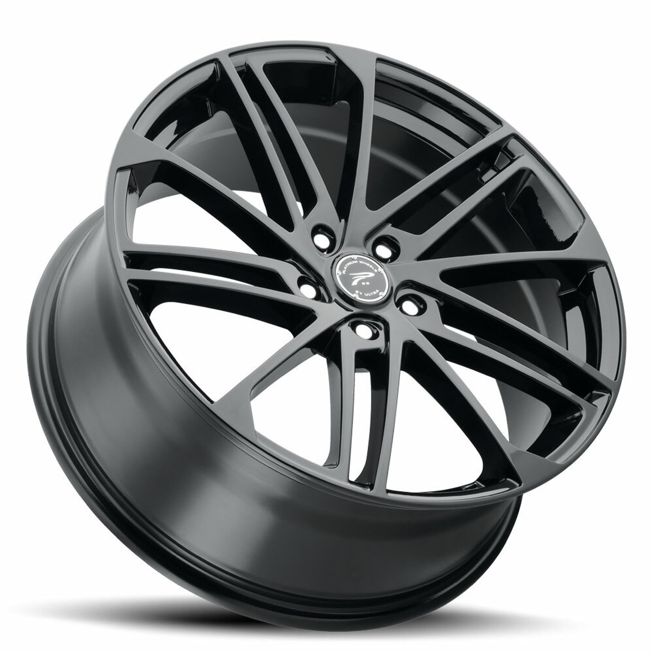 Set 4 17" Platinum 463BK Valor  17x8 Wheels 5x110 +35mm