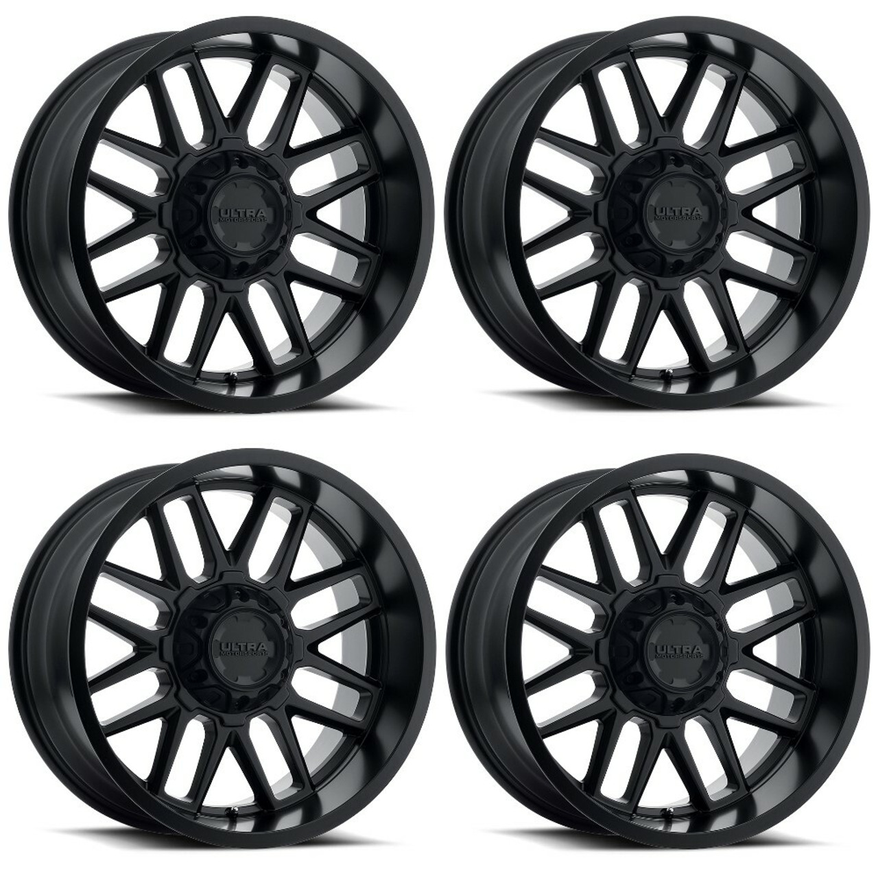Set 4 20" Ultra 231SB Butcher  20x10 Wheels 8x180 -25mm