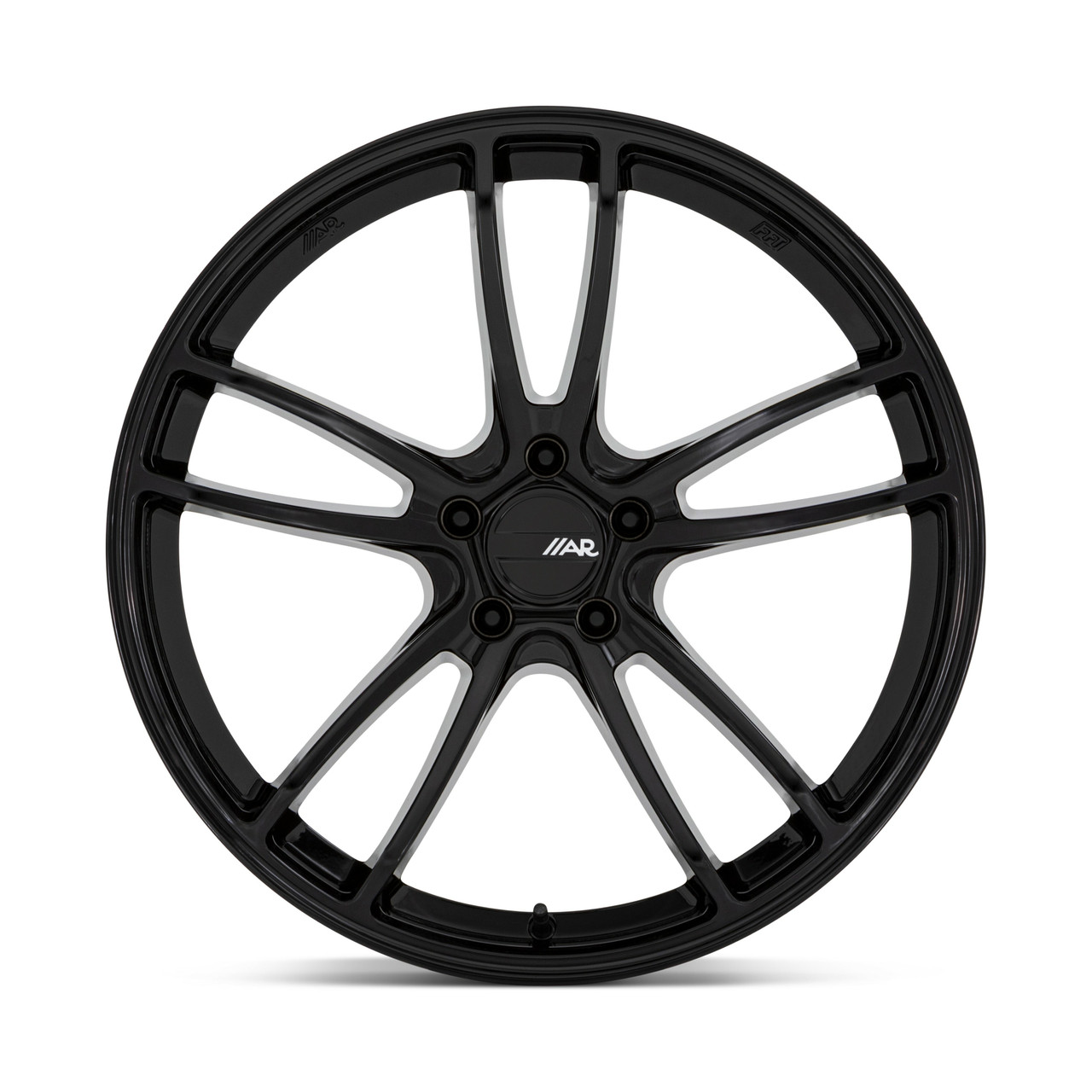 Set 4 American Racing AR941 Mach Five 20x10 5x4.5 Gloss Black Wheels 20" 40mm