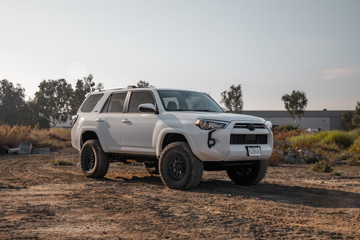 Set 4 KMC KM722 Technic 18x9 6x135 Satin Black Wheels 18" 0mm For Ford Lincoln