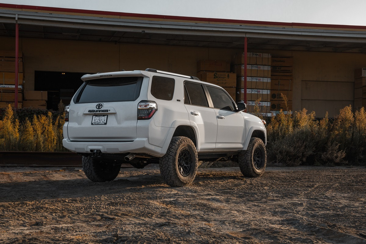 Set 4 KMC KM722 Technic 18x9 6x135 Satin Black Wheels 18" 0mm For Ford Lincoln