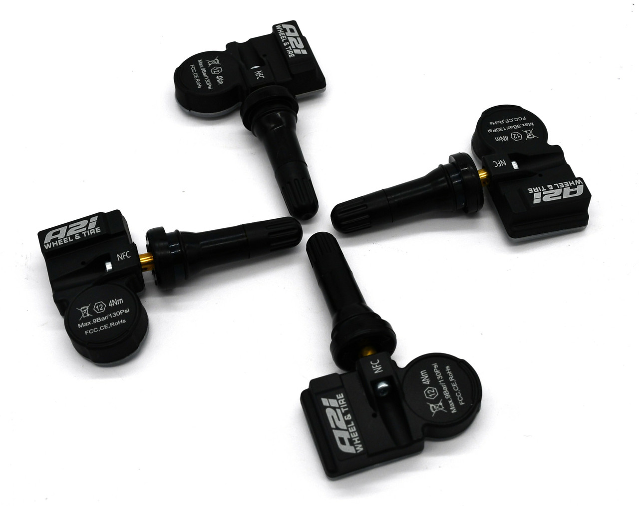 Set 4 TPMS Tire Pressure Sensors 315Mhz Rubber fits 09-14 Kia Sedona