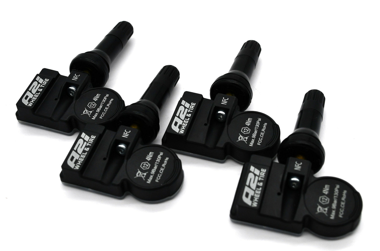Set 4 TPMS Tire Pressure Sensors 315Mhz Rubber fits 09-14 Kia Sedona