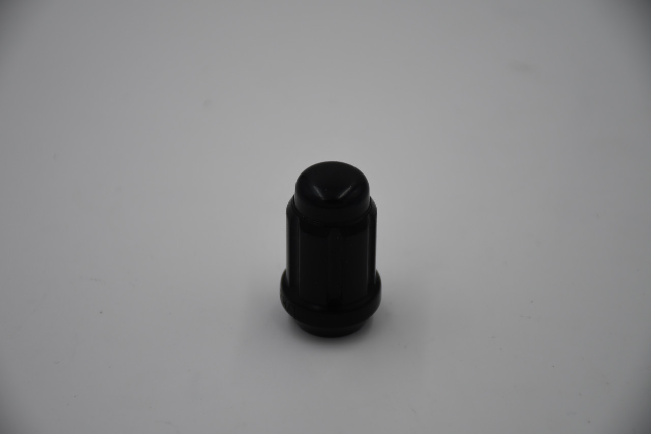 12mm x 1.5 Spline Black Lug Nut 6 Point Conical Seat M12x1.5