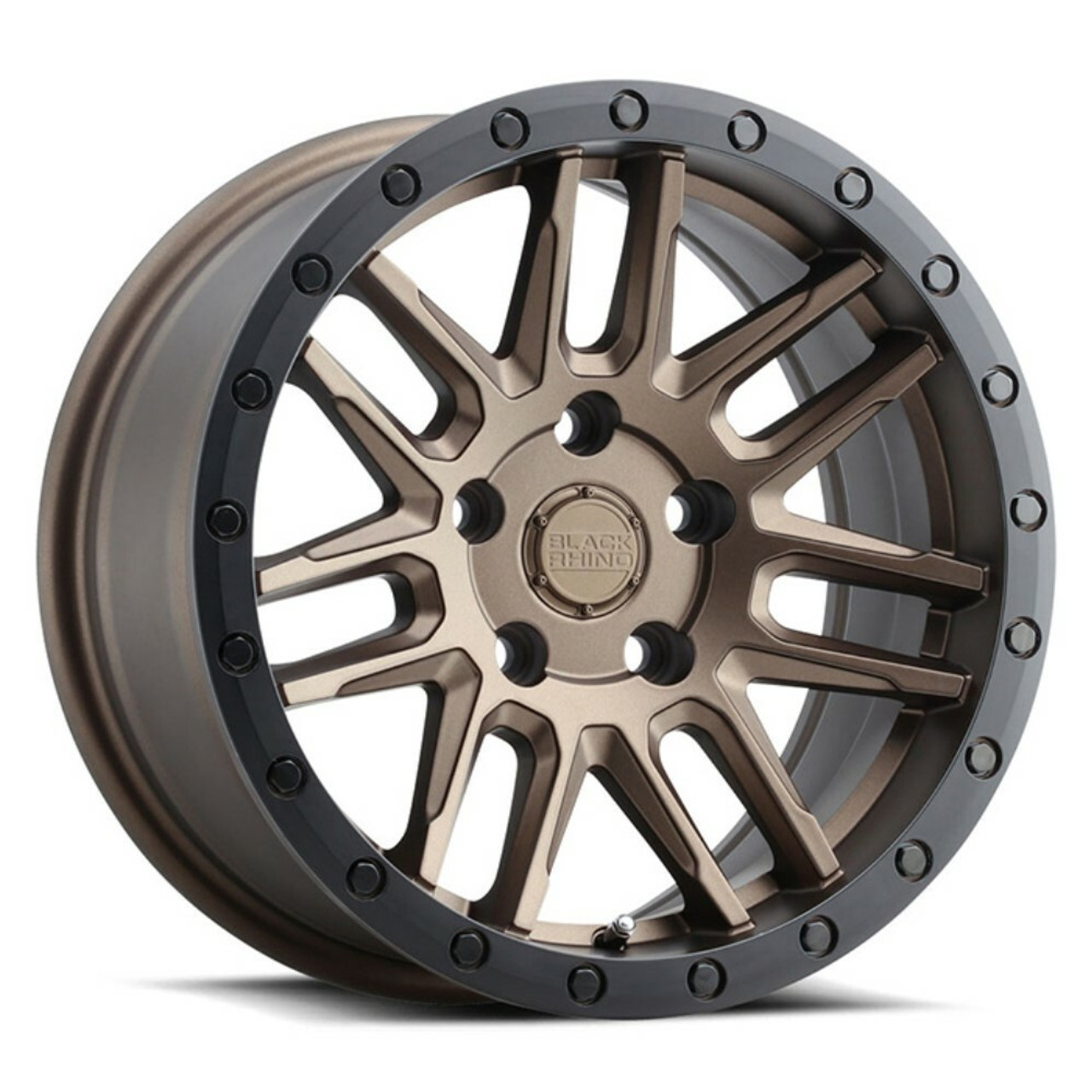 Black Rhino Arches 17x8 5x4.25 Bronze W/ Black Ring Wheel 17" 30mm Rim Black Rhino Arches 17x8 5x4.25 Bronze W/ Black Ring Wheel 17" 30mm Rim