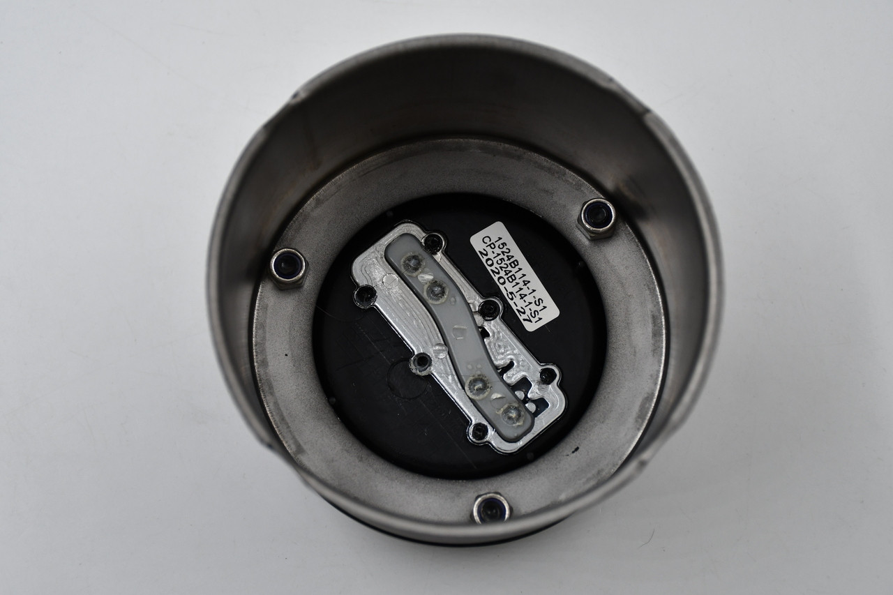 Method Race Wheels Satin Black w/ Chrome Raised Logo Wheel Center Cap Hub Cap 1524B114-1-S1 4.5" Push Thru