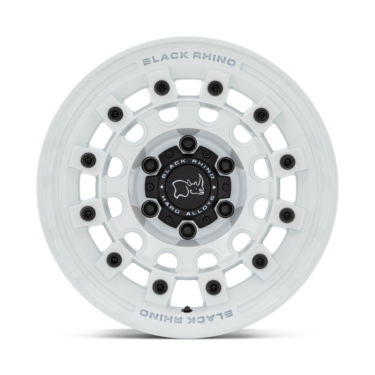 Black Rhino Fuji 17x8 6x5.5 Gloss White Wheel 17" 20mm For Nissan Titan Rim