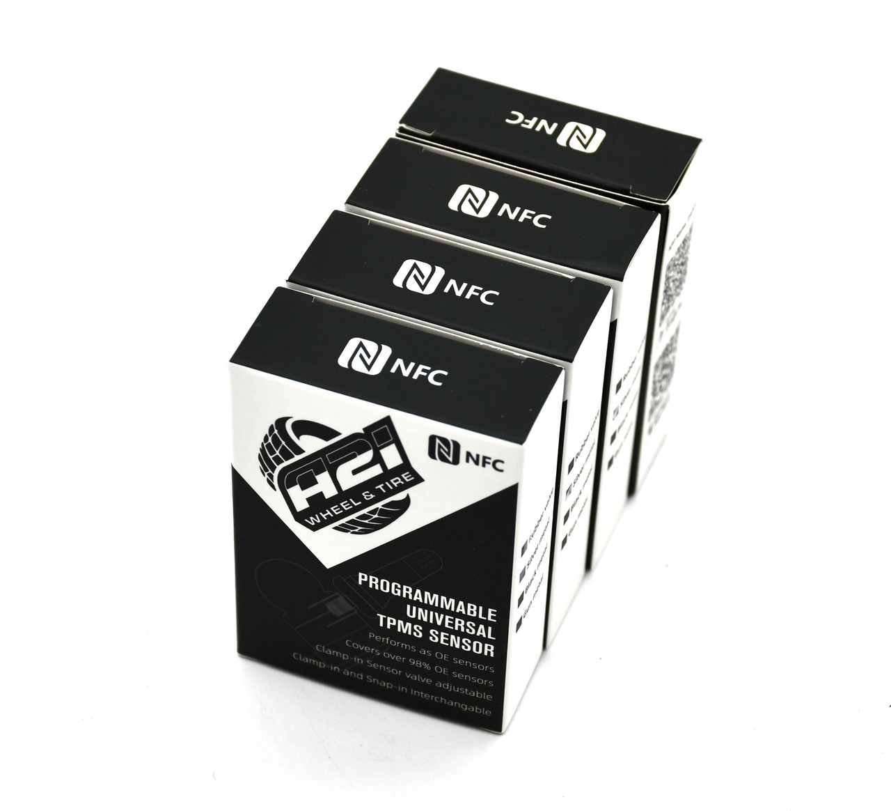 Set 4 TPMS Tire Pressure Sensors 433Mhz Rubber fits 2022 Nissan NP300 (Pacific)