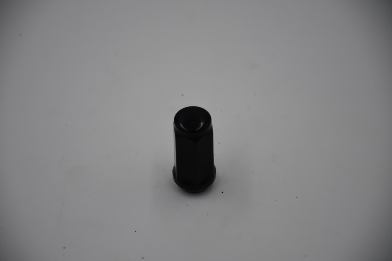 Black Lug Nut 3/4 Hex - 14mm x 1.5 1.75" Tall M14x1.5