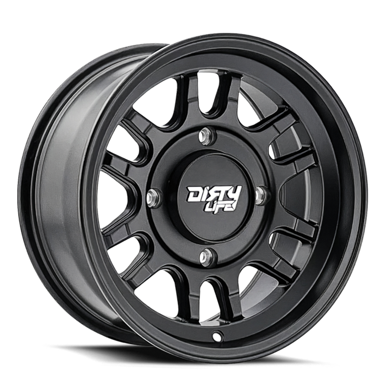 15" Dirty Life Canyon Sport SXS 15x7 Matte Black 4x137 Wheel 13mm Rim