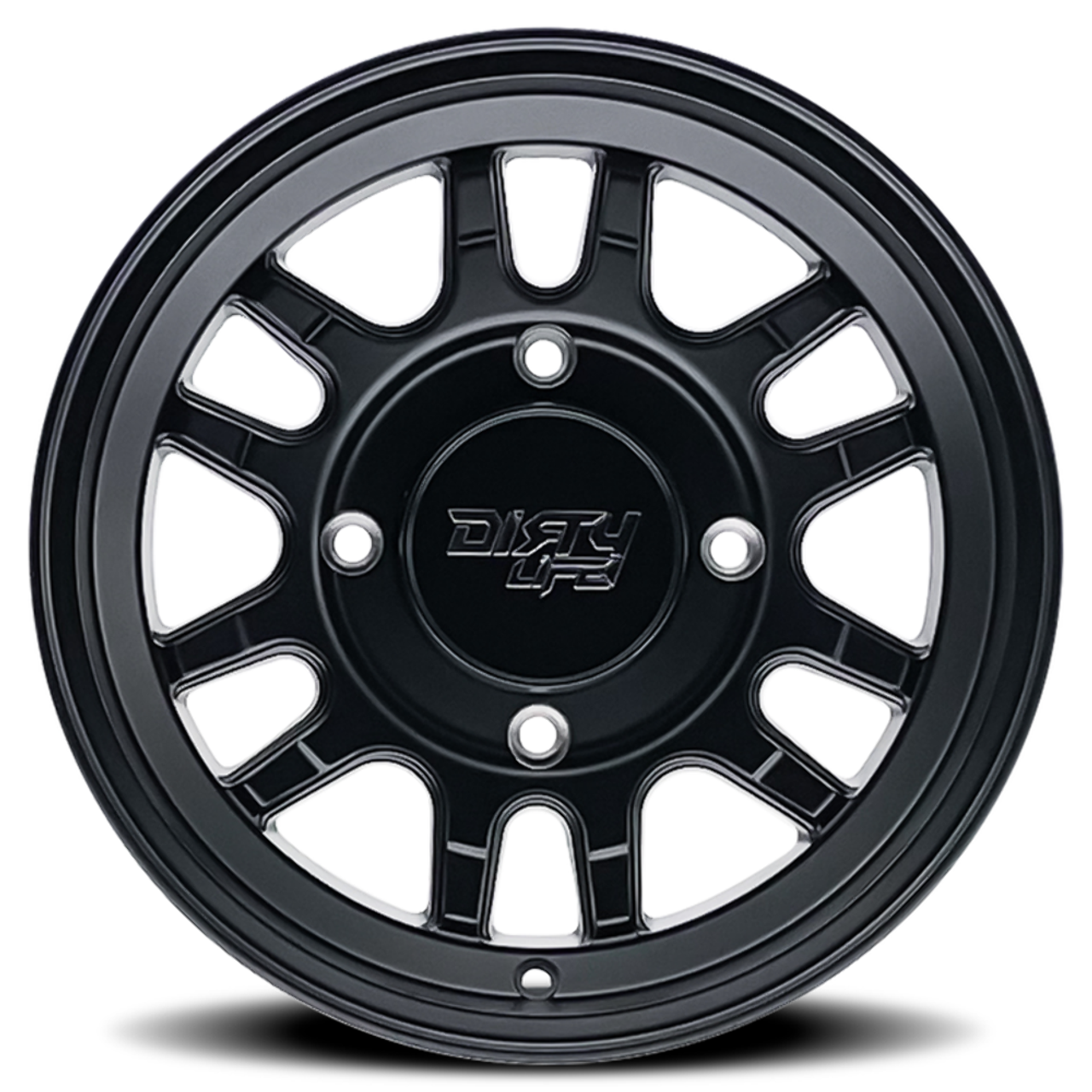 15" Dirty Life Canyon Sport SXS 15x7 Matte Black 4x137 Wheel 13mm Rim