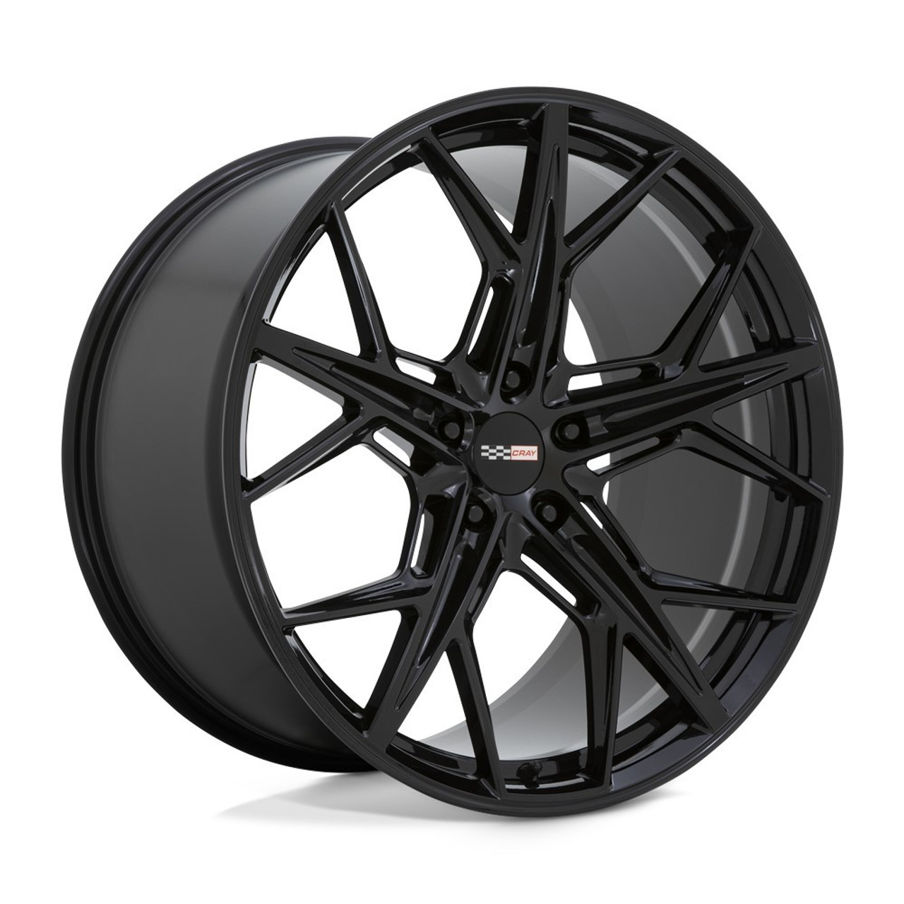 Cray Hammerhead 19x10.5 5x4.75 Gloss Black Wheel 19" 68mm For Corvette Rim