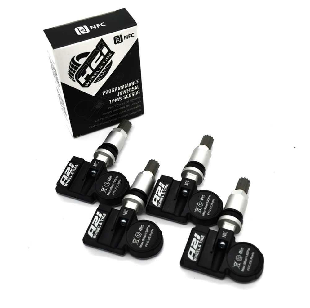 Set 4 TPMS Tire Pressure Sensors 315Mhz Metal fits 15-19 Chevy Trax