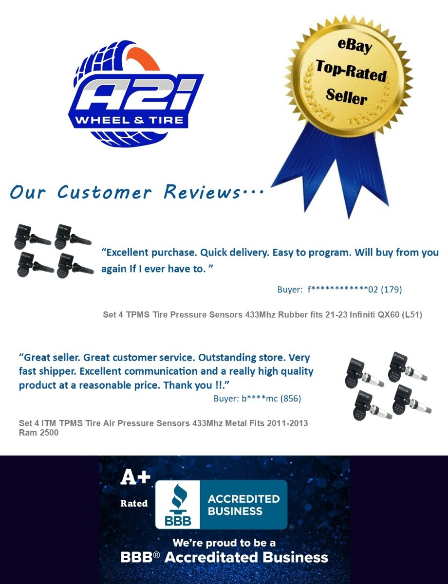 Single TPMS Tire Pressure Sensor 315Mhz Rubber fits 2008 Mercury Mariner