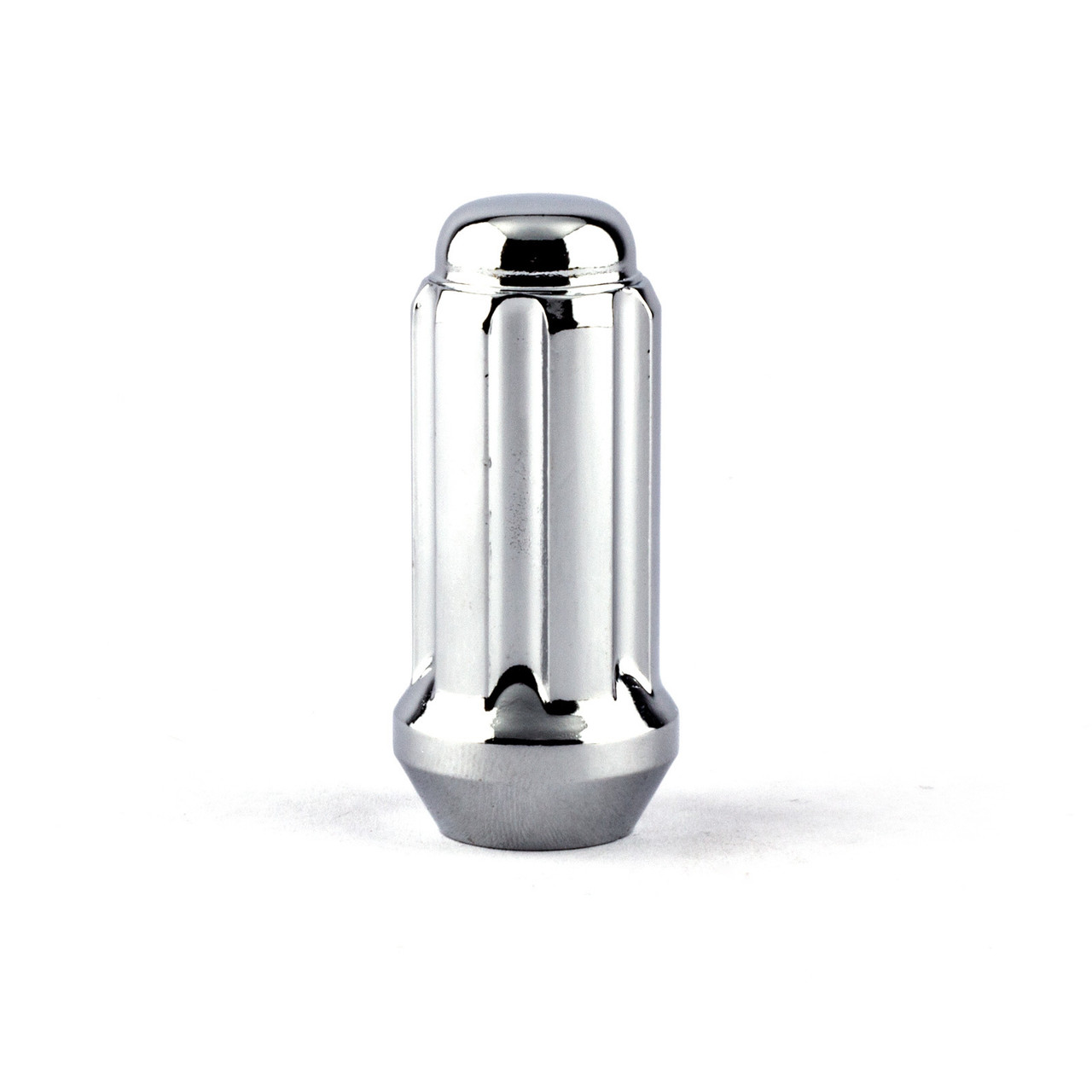 Set 24 Epoch Spline Lug Nut Kit Chrome 14mm x 2.0 1.9" Tall M14x2