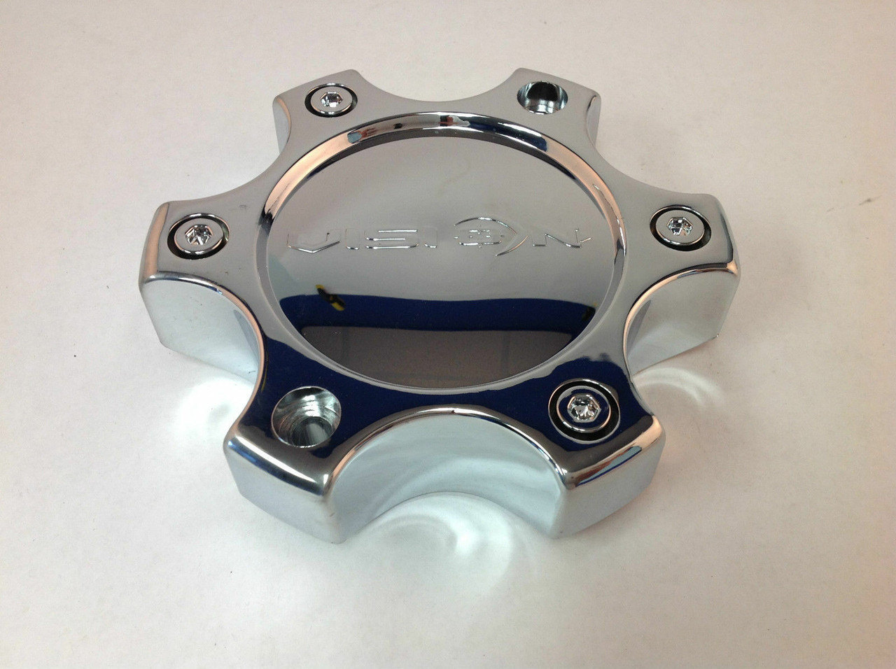 Vision Warrior 375 C375-6C Chrome Replacement Wheel Center Cap