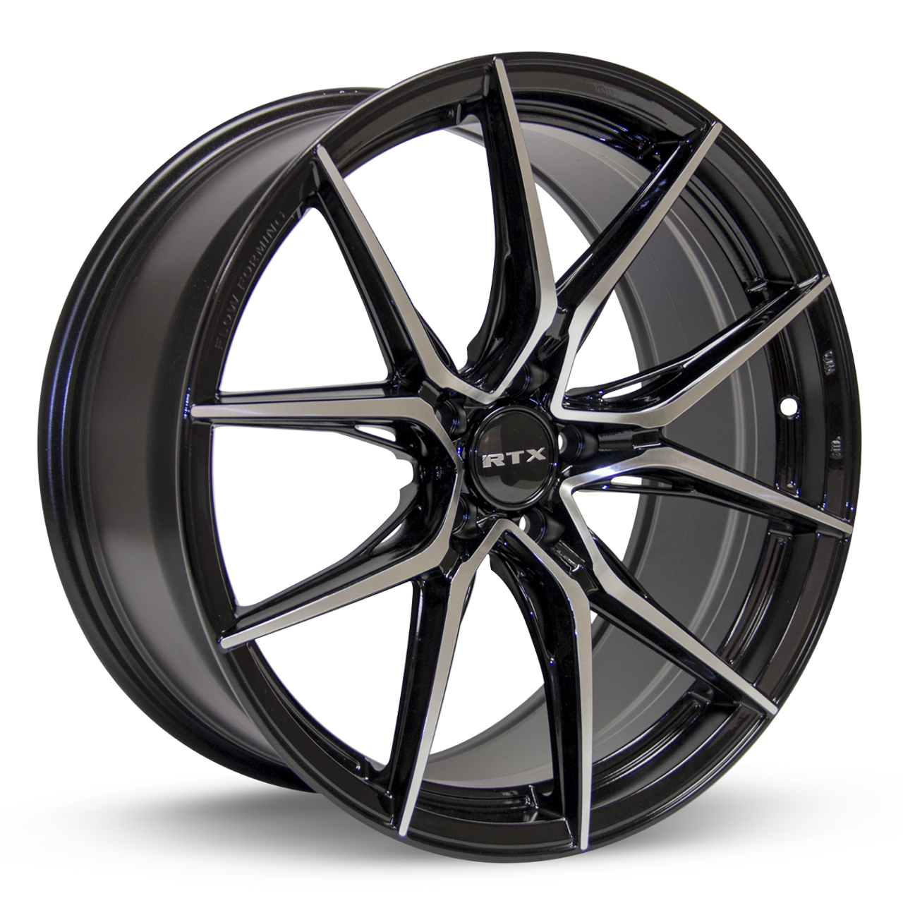 Set 4 19" RTX Slick Black Machined Wheels 19x8.5 5x4.5 42mm Truck Suv Rims